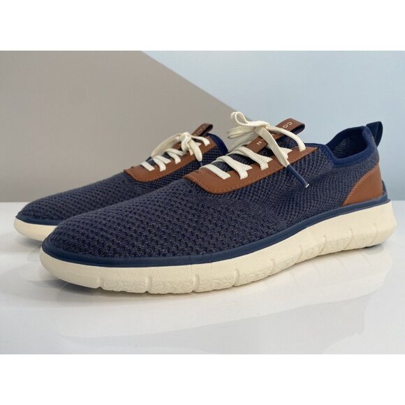 Cole Haan Generation ZEROGRAND Stitchlite Comfort Sneaker Casual Blue Mens 11 - Picture 1 of 16